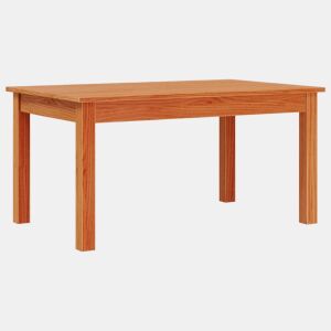 Mesa de Centro, Mesa baixa, 80x50x40 cm madeira pinho maciça castanho cera