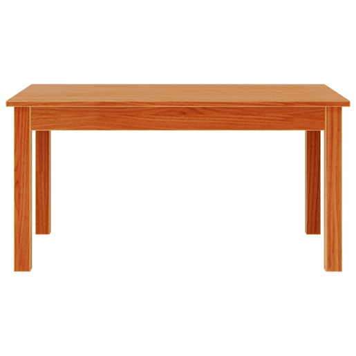 Mesa de Centro, Mesa baixa, 80x50x40 cm madeira pinho maciça castanho cera