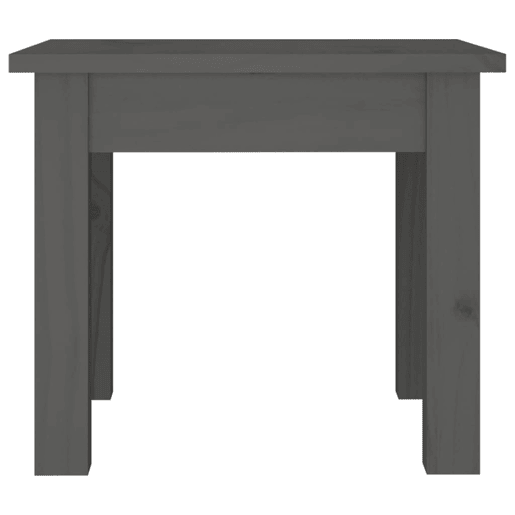 Mesa de Centro, Mesa baixa, 35x35x30 cm madeira de pinho maciça cinzento