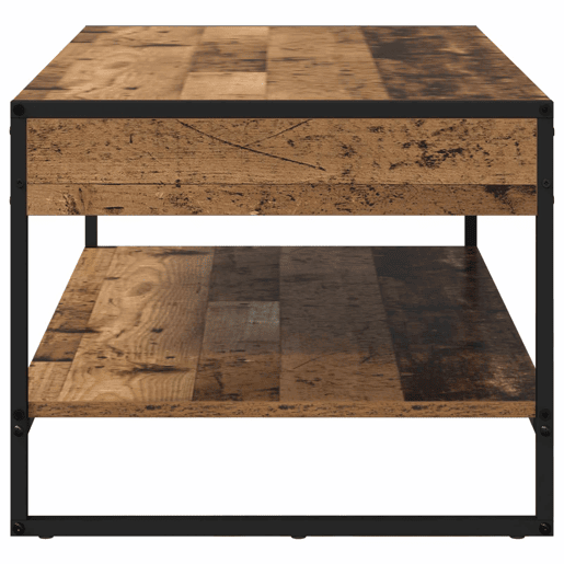 Mesa de Centro, Mesa baixa, Madeira Antiga 80 x 50 x 40 cm
