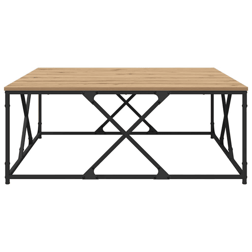 Mesa de Centro, Mesa baixa, Carvalho Artesanal 100 x 100 x 40 cm