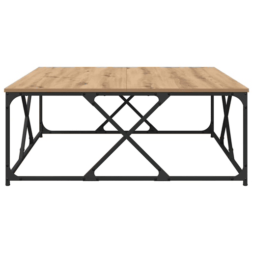 Mesa de Centro, Mesa baixa, Carvalho Artesanal 100 x 100 x 40 cm