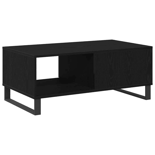 Mesa de Centro, Mesa baixa, com gaveta Carvalho Preto 90 x 50 x 36,5 cm