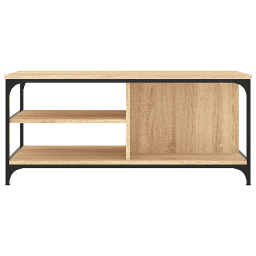 Mesa de Centro, Mesa baixa, 100x50x45 cm derivados madeira carvalho sonoma
