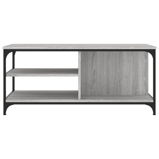 Mesa de Centro, Mesa baixa, 100x50x45 cm derivados madeira cinzento sonoma