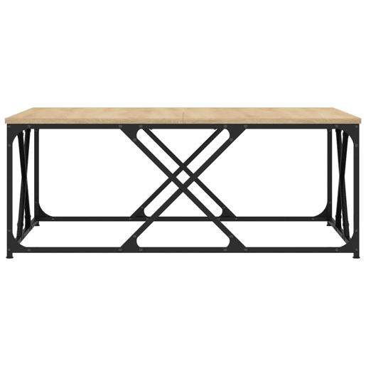 Mesa de Centro, Mesa baixa, 100x100x40 cm derivados madeira carvalho sonoma