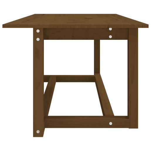 Mesa de Centro, Mesa baixa, 110x55x45 cm pinho maciço castanho mel