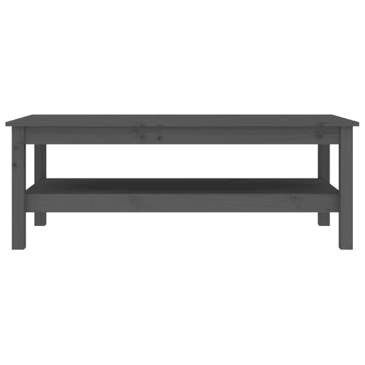 Mesa de Centro, Mesa baixa, 110x50x40 cm pinho maciço cinza