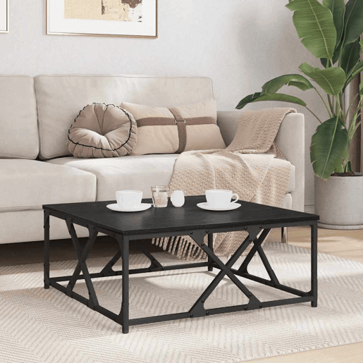 Mesa de Centro, Mesa baixa, Carvalho Preto 70 x 70 x 30 cm