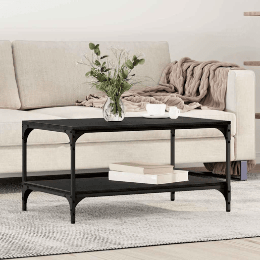 Mesa de Centro, Mesa baixa, Carvalho Preto 82 x 50 x 40 cm
