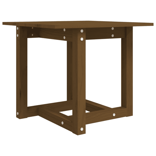 Mesa de Centro, Mesa baixa, 50x50x45 cm pinho maciço castanho mel