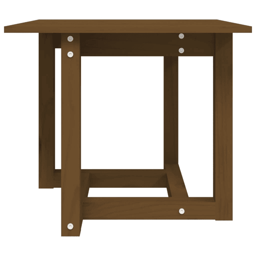 Mesa de Centro, Mesa baixa, 50x50x45 cm pinho maciço castanho mel