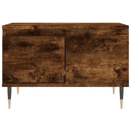 Mesa de Centro, Mesa baixa, 55x55x36,5 cm derivados madeira carvalho fumado
