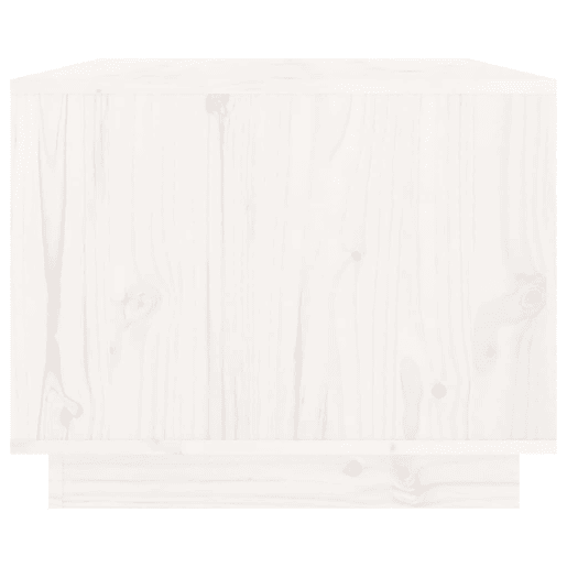 Mesa de Centro, Mesa baixa, 80x50x40 cm madeira de pinho maciça branco