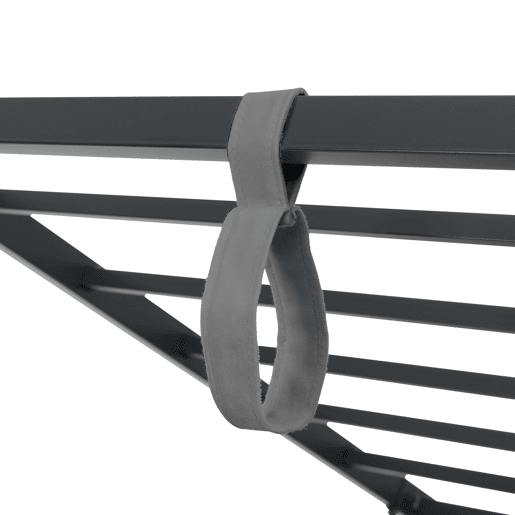 Cama estofada 90x190 cm - Sofá-cama com arrumação hidráulica - Cinza