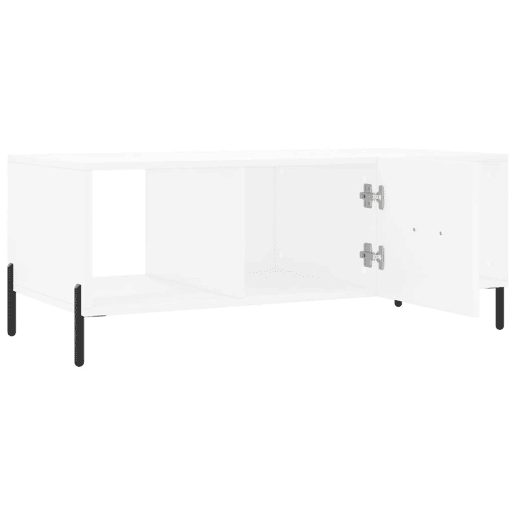 Mesa de Centro, Mesa baixa, 102x50x40 cm madeira processada branco