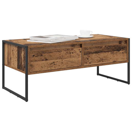 Mesa de Centro, Mesa baixa, com gaveta Madeira Antiga 100 x 46 x 40 cm