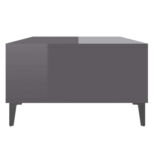 Mesa de Centro, Mesa baixa, derivados de madeira cinza brilhante
