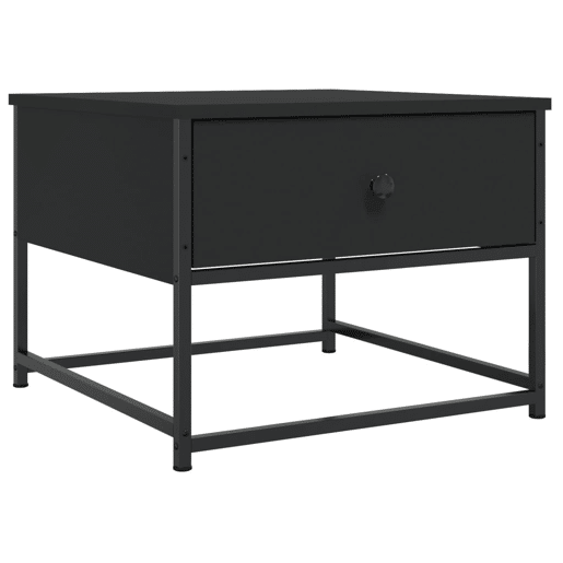 Mesa de Centro, Mesa baixa, 51x51x40 cm derivados de madeira preto
