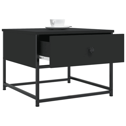 Mesa de Centro, Mesa baixa, 51x51x40 cm derivados de madeira preto