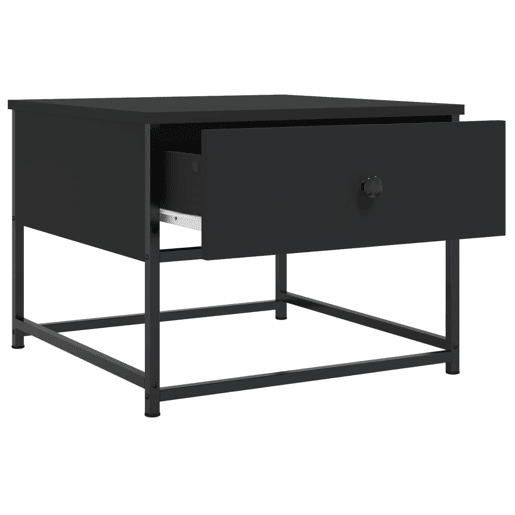 Mesa de Centro, Mesa baixa, 51x51x40 cm derivados de madeira preto