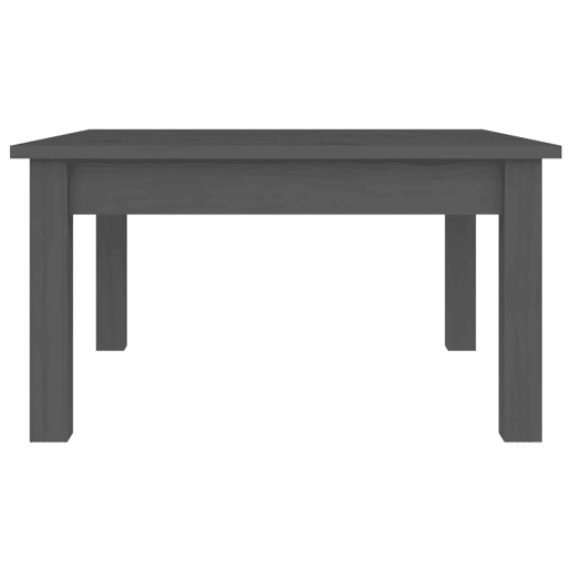 Mesa de Centro, Mesa baixa, 55x55x30 cm madeira de pinho maciça cinzento