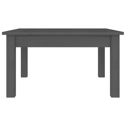 Mesa de Centro, Mesa baixa, 55x55x30 cm madeira de pinho maciça cinzento