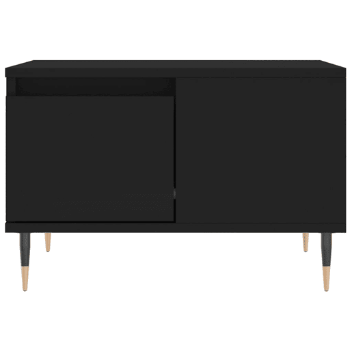 Mesa de Centro, Mesa baixa, 55x55x36,5 cm derivados de madeira preto