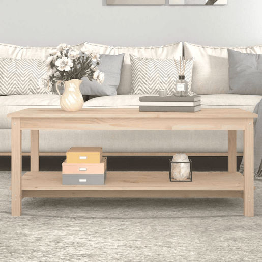 Mesa de Centro, Mesa baixa, 110x55x45 cm madeira de pinho maciça