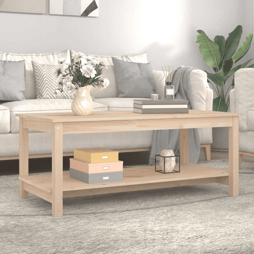 Mesa de Centro, Mesa baixa, 110x55x45 cm madeira de pinho maciça