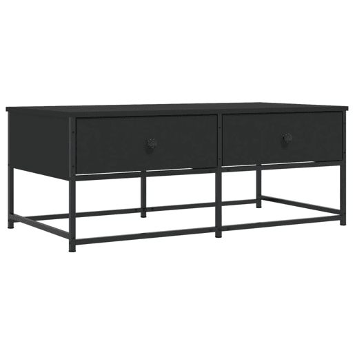Mesa de Centro, Mesa baixa, 100x51x40 cm derivados de madeira preto