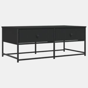Mesa de Centro, Mesa baixa, 100x51x40 cm derivados de madeira preto