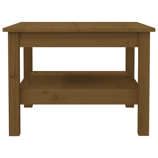 Mesa de Centro, Mesa baixa, 55x55x40 cm pinho maciço castanho mel