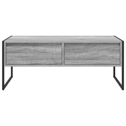 Mesa de Centro, Mesa baixa, Cinza Sonoma 100 x 46 x 40 cm Madeira processada