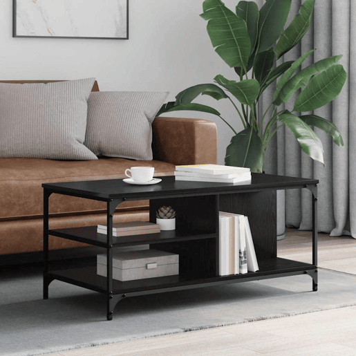 Mesa de Centro, Mesa baixa, Carvalho Preto 100 x 50 x 45 cm