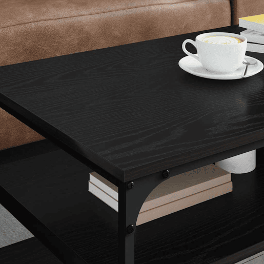 Mesa de Centro, Mesa baixa, Carvalho Preto 100 x 50 x 45 cm