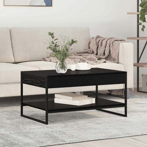 Mesa de Centro, Mesa baixa, Carvalho Preto 80 x 50 x 40 cm
