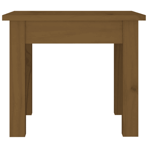 Mesa de Centro, Mesa baixa, 35x35x30 cm pinho maciço castanho mel