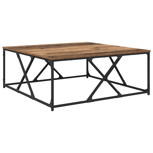 Mesa de Centro, Mesa baixa, Madeira Antiga 100 x 100 x 40 cm