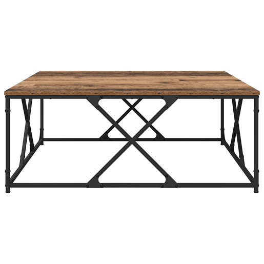 Mesa de Centro, Mesa baixa, Madeira Antiga 100 x 100 x 40 cm