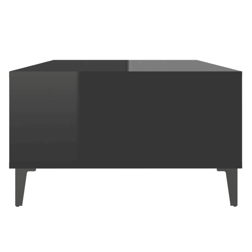 Mesa de Centro, Mesa baixa, derivados de madeira preto brilhante