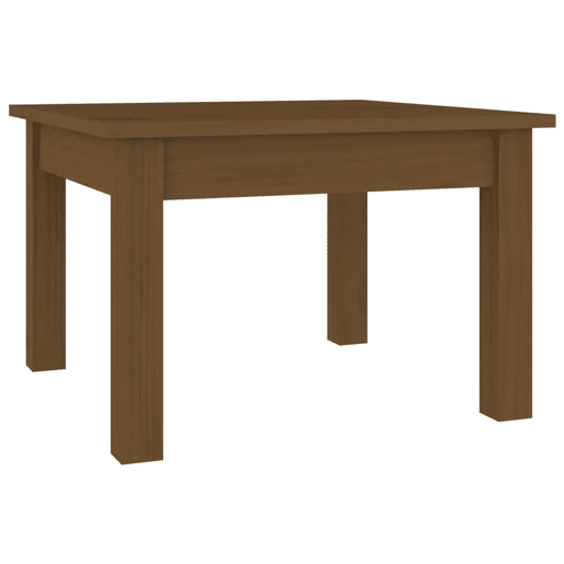 Mesa de Centro, Mesa baixa, 45x45x30 cm pinho maciço castanho mel