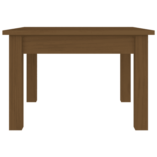 Mesa de Centro, Mesa baixa, 45x45x30 cm pinho maciço castanho mel