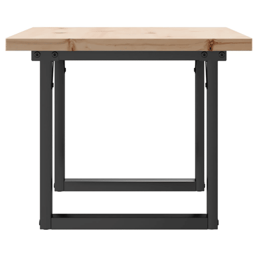 Mesa de Centro, Mesa baixa, estrutura em O 80x50x40,5 cm pinhoaço