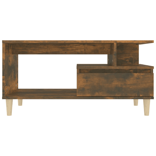Mesa de Centro, Mesa baixa, 90x49x45 cm derivados madeira carvalho fumado