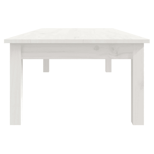 Mesa de Centro, Mesa baixa, 110x50x30 cm pinho maciço branco