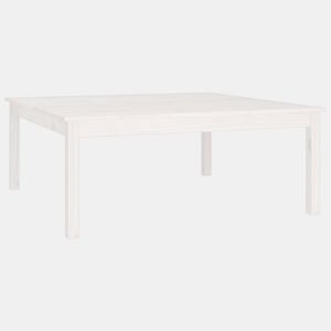 Mesa de Centro, Mesa baixa, 100x100x40 cm pinho maciço branco