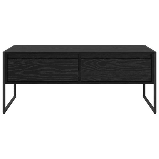 Mesa de Centro, Mesa baixa, com gaveta Carvalho Preto 100 x 46 x 40 cm