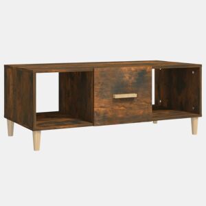 Mesa de Centro, Mesa baixa, 102x50x40 cm derivados madeira carvalho fumado