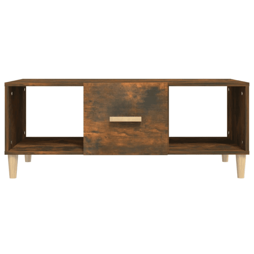 Mesa de Centro, Mesa baixa, 102x50x40 cm derivados madeira carvalho fumado